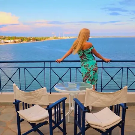 La Casa Di Anastasia Panorama 2 On The Sea アパート ネア・カルヴァリ